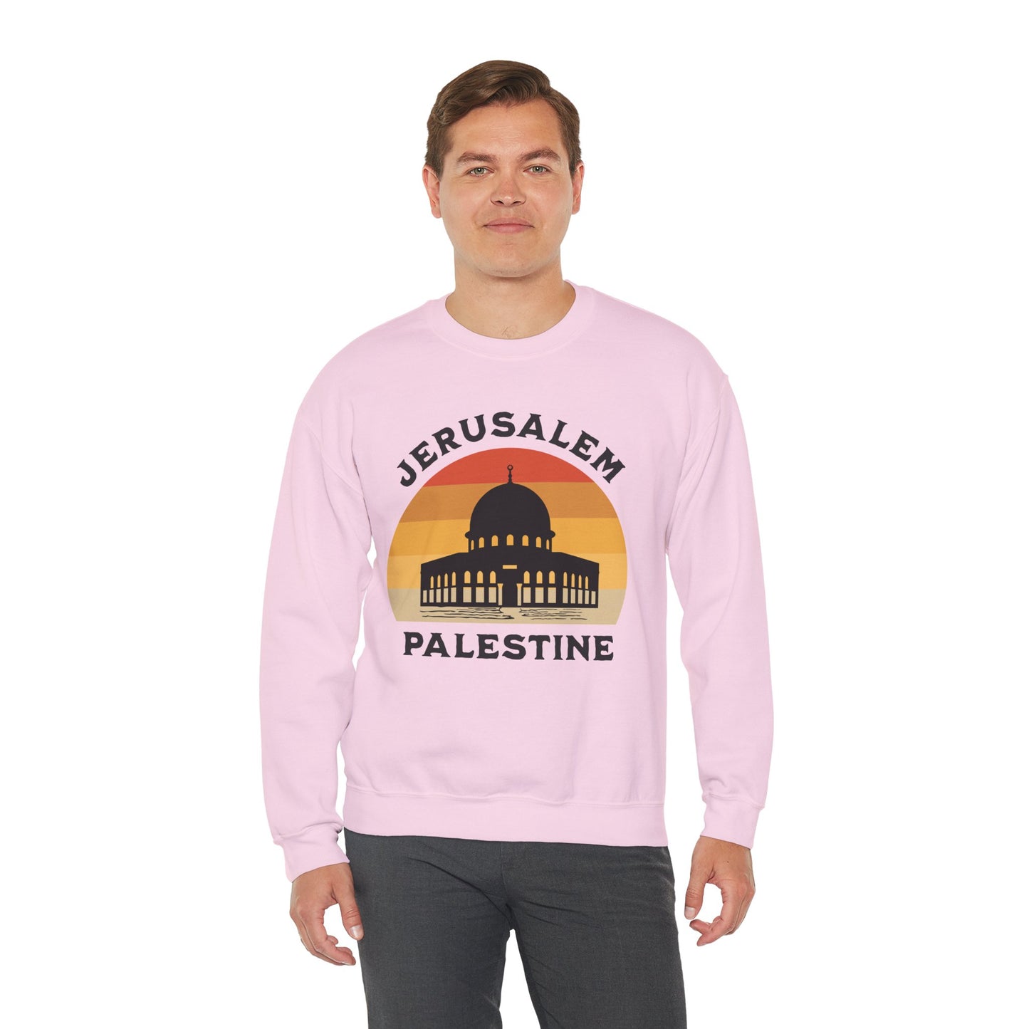 Jerusalem Palestine Dome of The Rock Sunset Sweatshirt