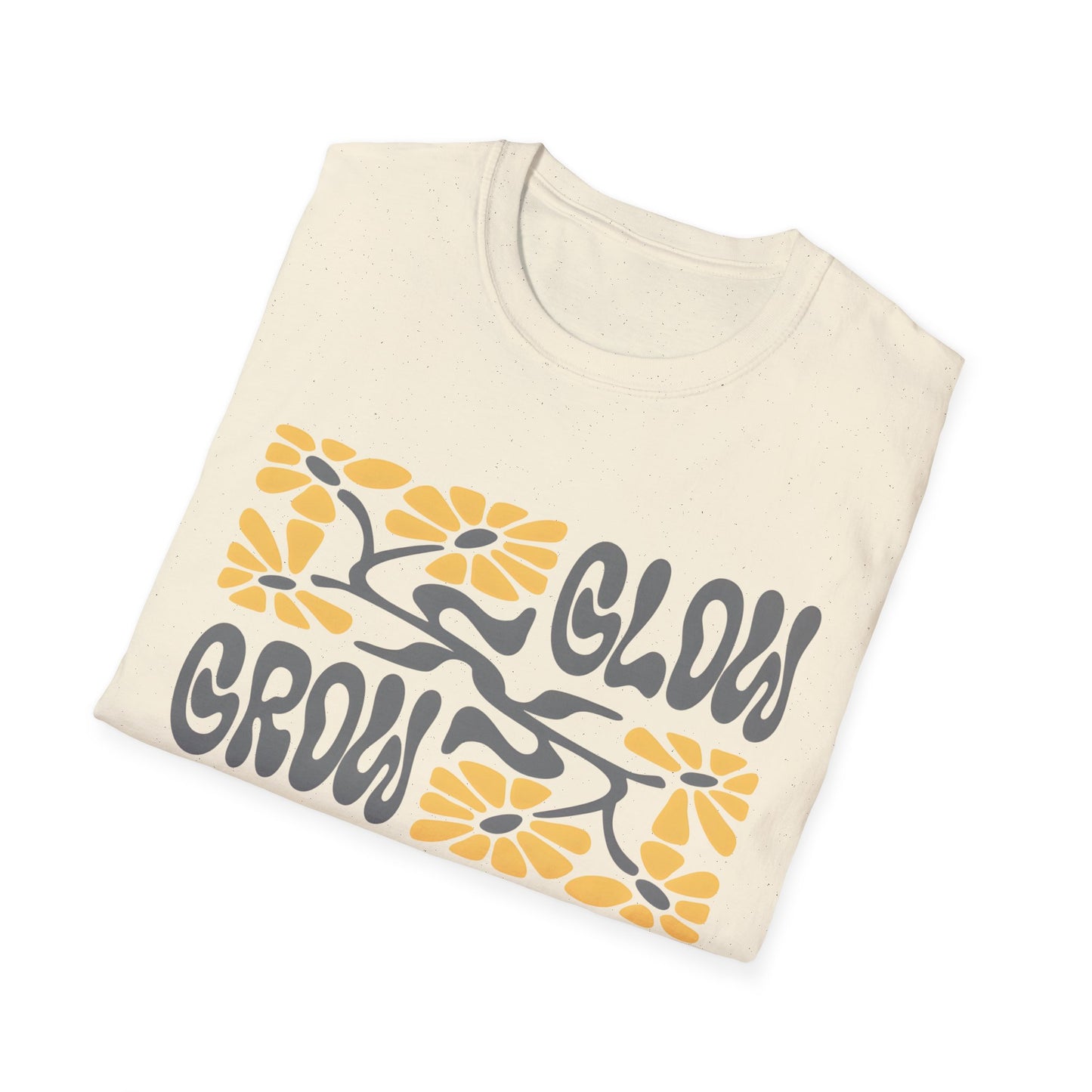Glow Grow Boho Rectangle Floral T-Shirt