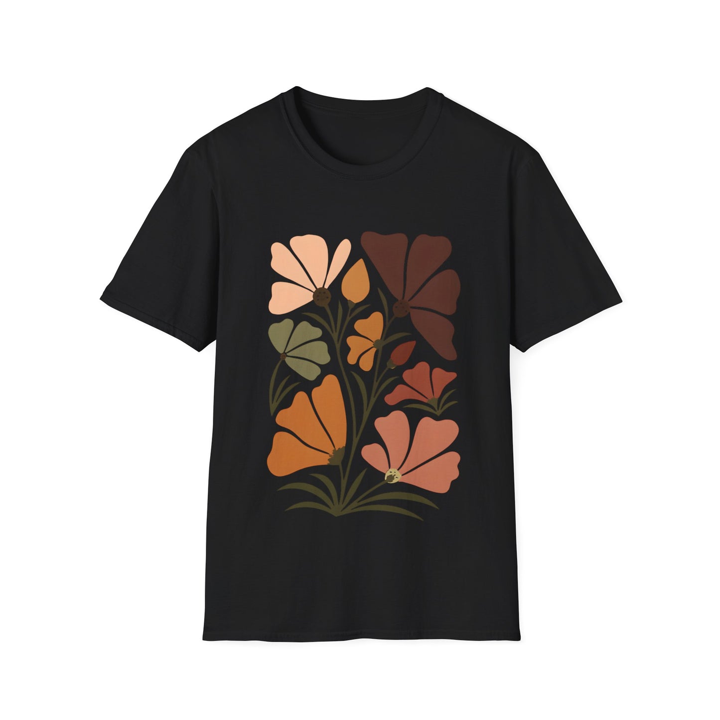 Vintage Boho Flowers T-Shirt