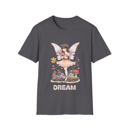 Dream Whimsical T-Shirt -  Fairy and Floral Design