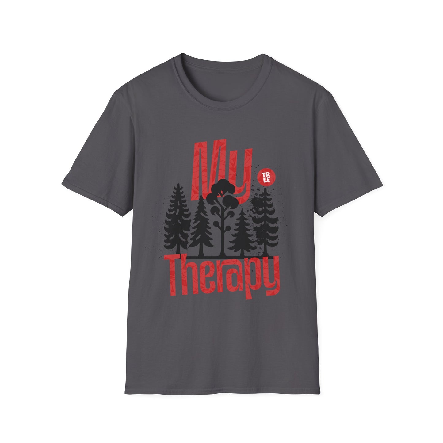 My Therapy - Black Tree Silhouette T-Shirt