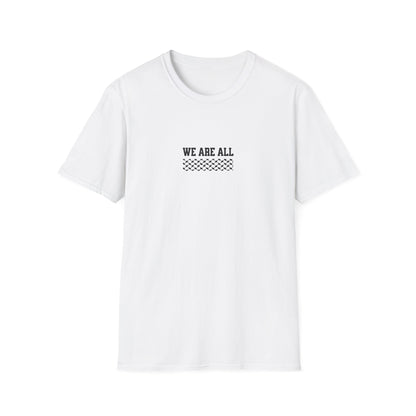 We Are All Palestinians - Front And Back Design Man's Face T-Shirt