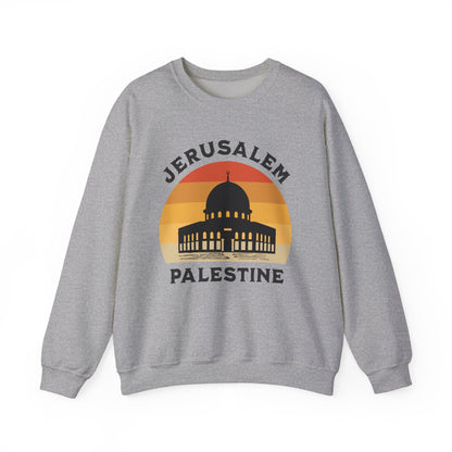 Jerusalem Palestine Dome of The Rock Sunset Sweatshirt