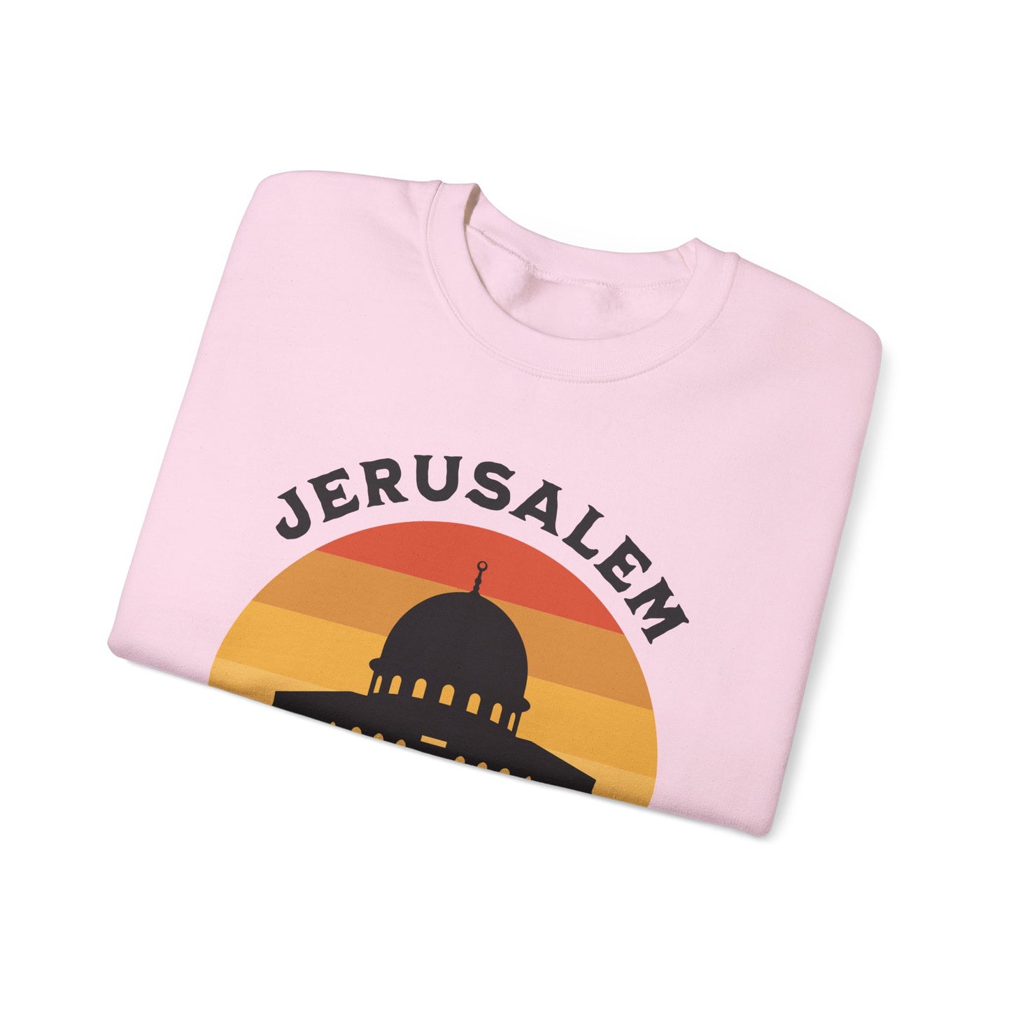 Jerusalem Palestine Dome of The Rock Sunset Sweatshirt