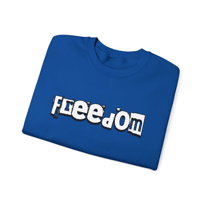 Free Palestine Free The World - Monochrome Graffiti Sweatshirt