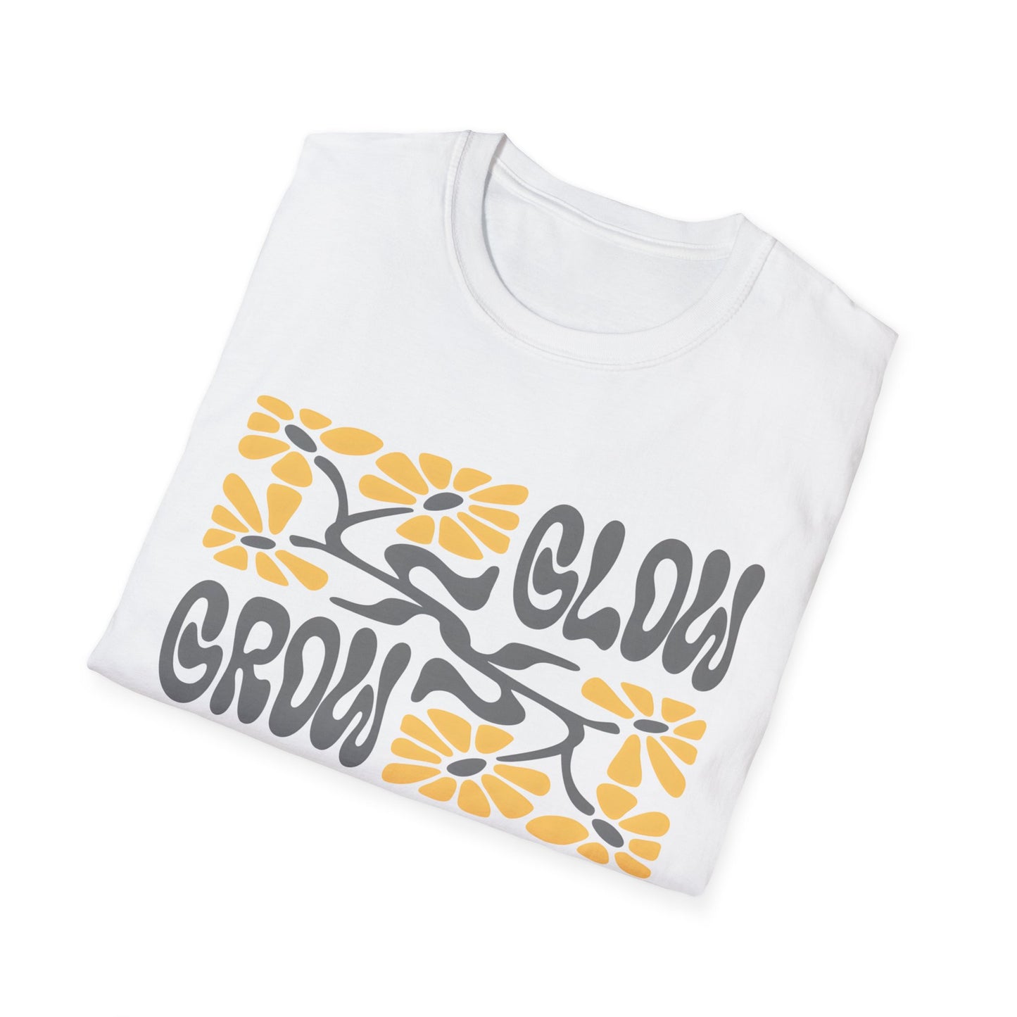 Glow Grow Boho Rectangle Floral T-Shirt