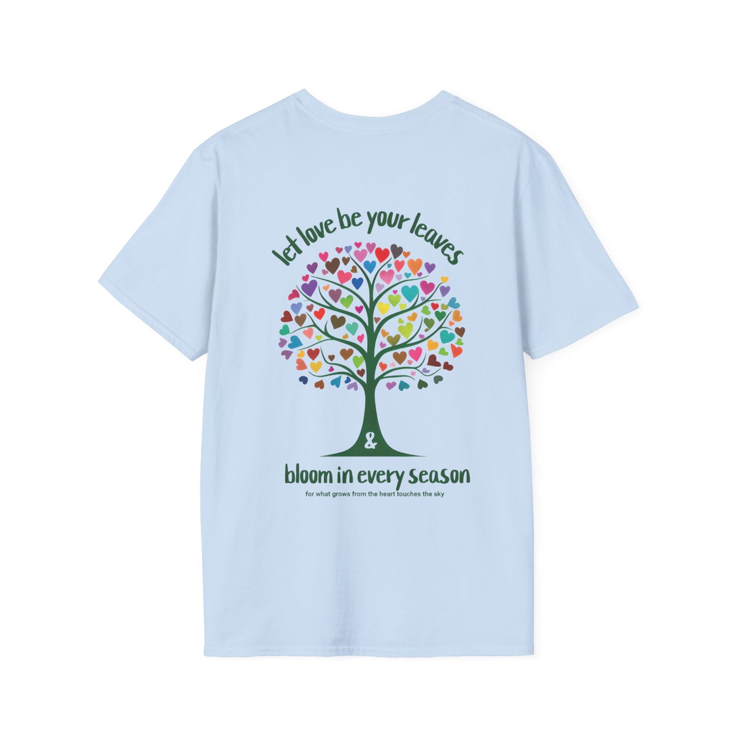 Let Love Be Your Leaves  - Tree with Colorful Heart leaves T-Shirt