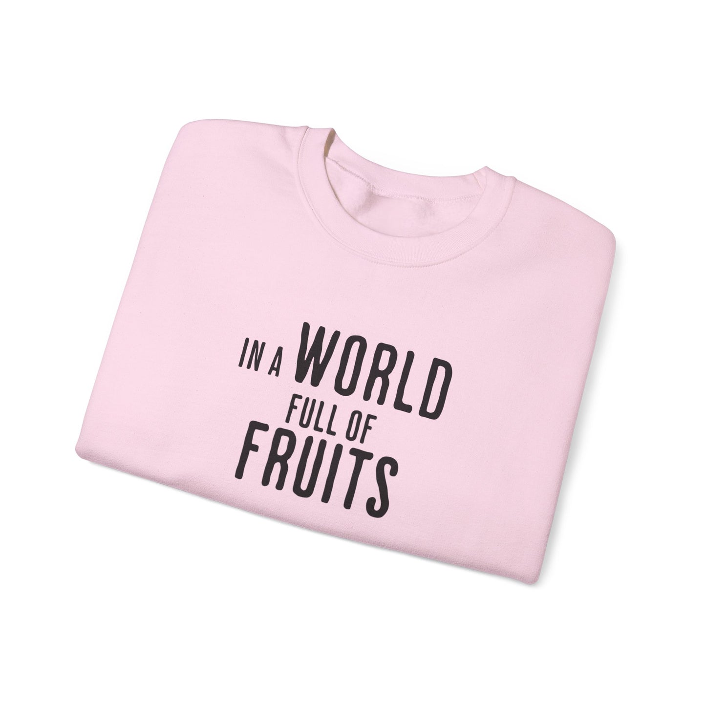 In a world full of fruits be a brave watermelon - Clever Activism Palestinian Keffiyeh Sweatshirt