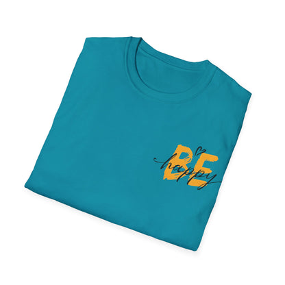 Be Happy T-Shirt – Typography Pocket Design