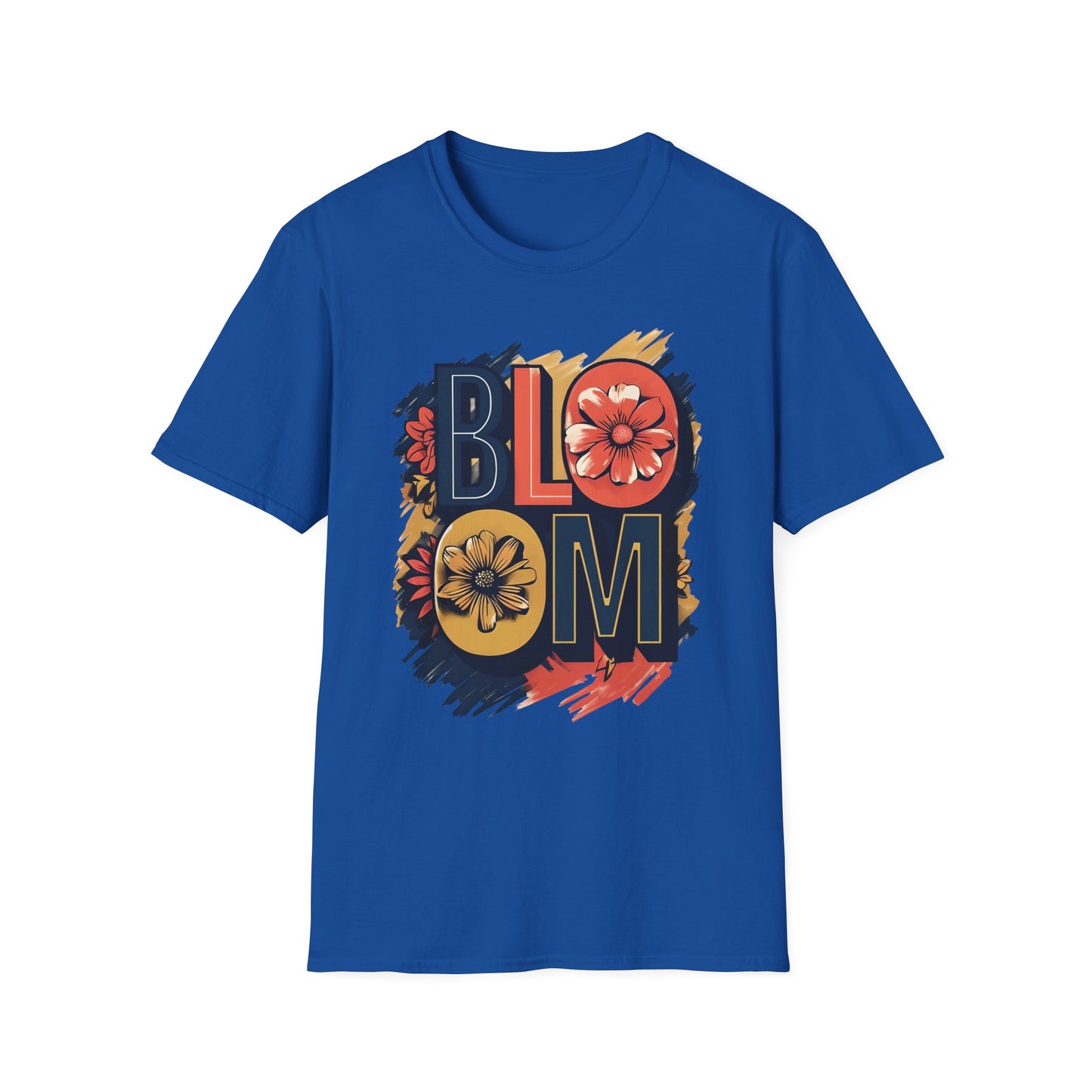 Vibrant Bloom T-Shirt - Typography Bold Design