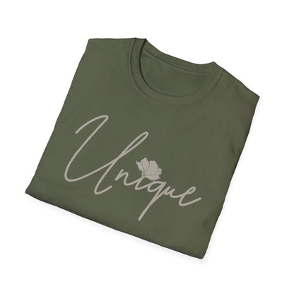 Minimalistic Cursive Unique T-Shirt Design