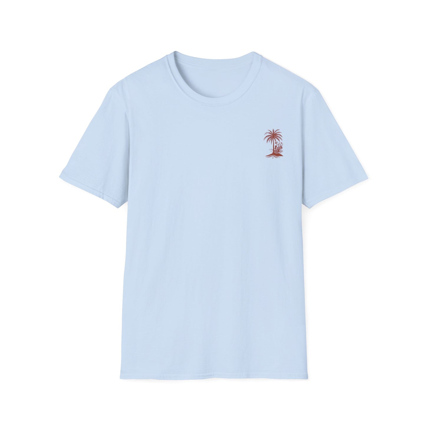 Bloom Even If You Are Alone – Vintage Palm Tree and Sunset T-Shirt