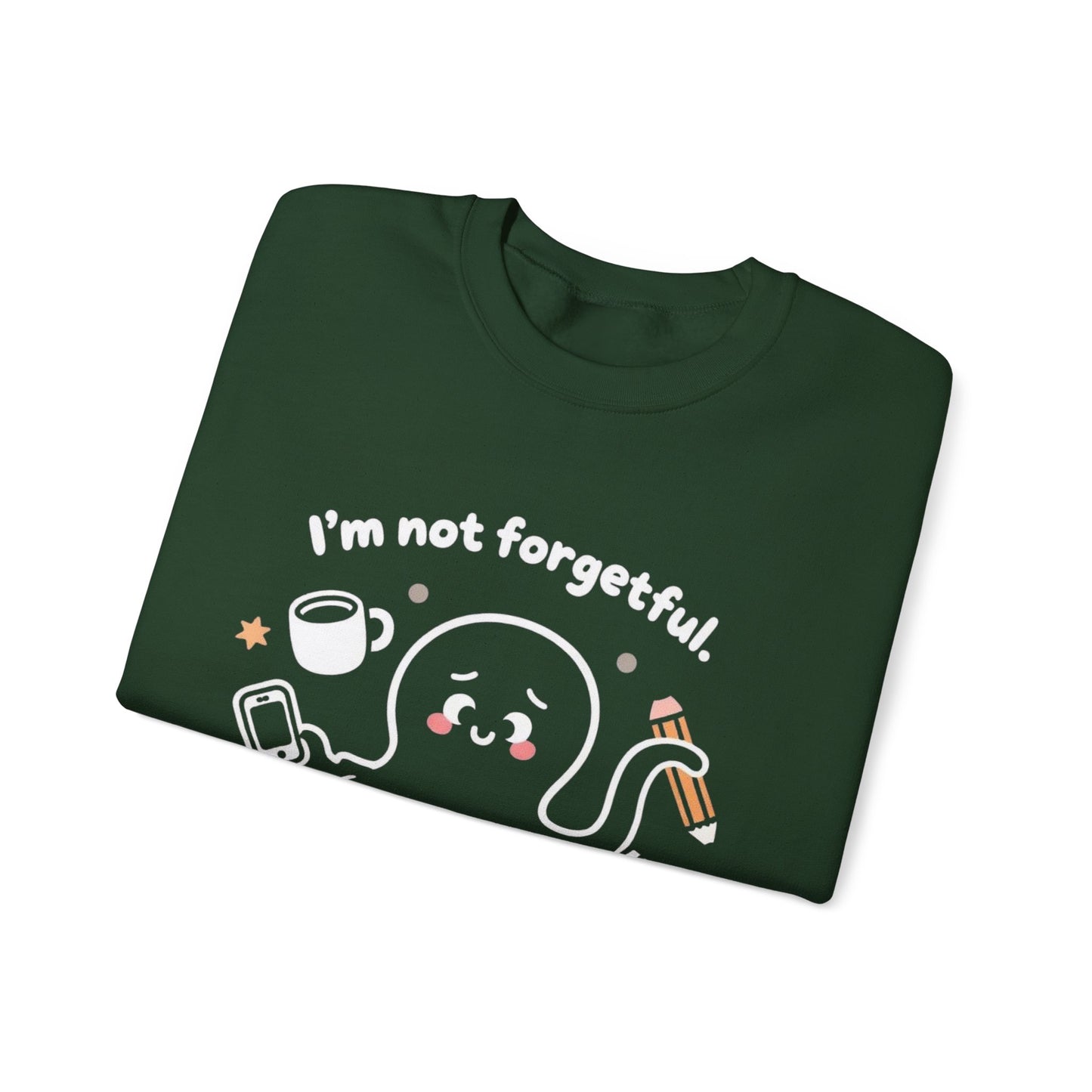 I'm Not Forgetful, I'm Just Running Too Many Tabs - Playful Silhouette Sweatshirt