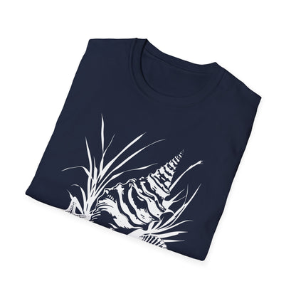 Azure - Minimalistic Sea Elements T-Shirt