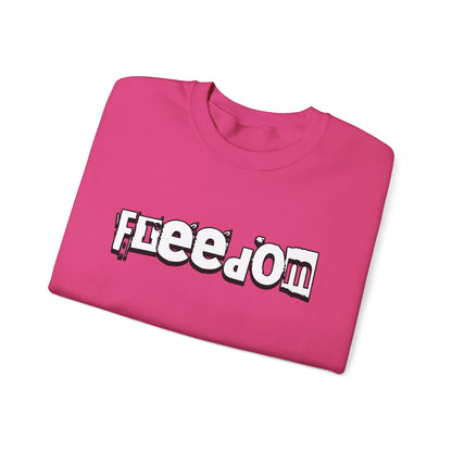 Free Palestine Free The World - Monochrome Graffiti Sweatshirt