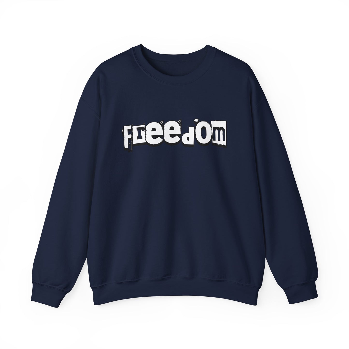 Free Palestine Free The World - Monochrome Graffiti Sweatshirt