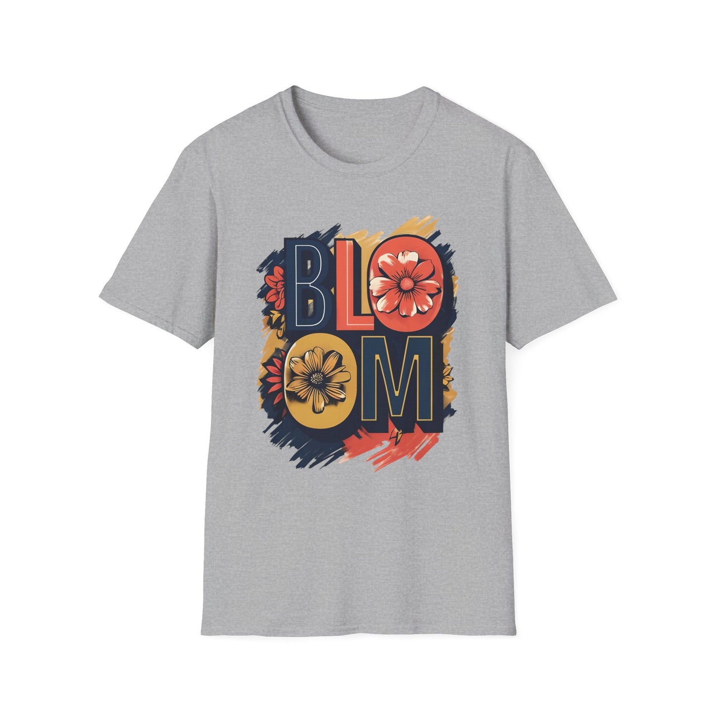 Vibrant Bloom T-Shirt - Typography Bold Design