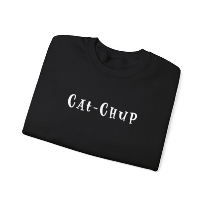 Cat-Chup - Playful Cat-Shaped Catchup bottle Advertisement Sweatshirt