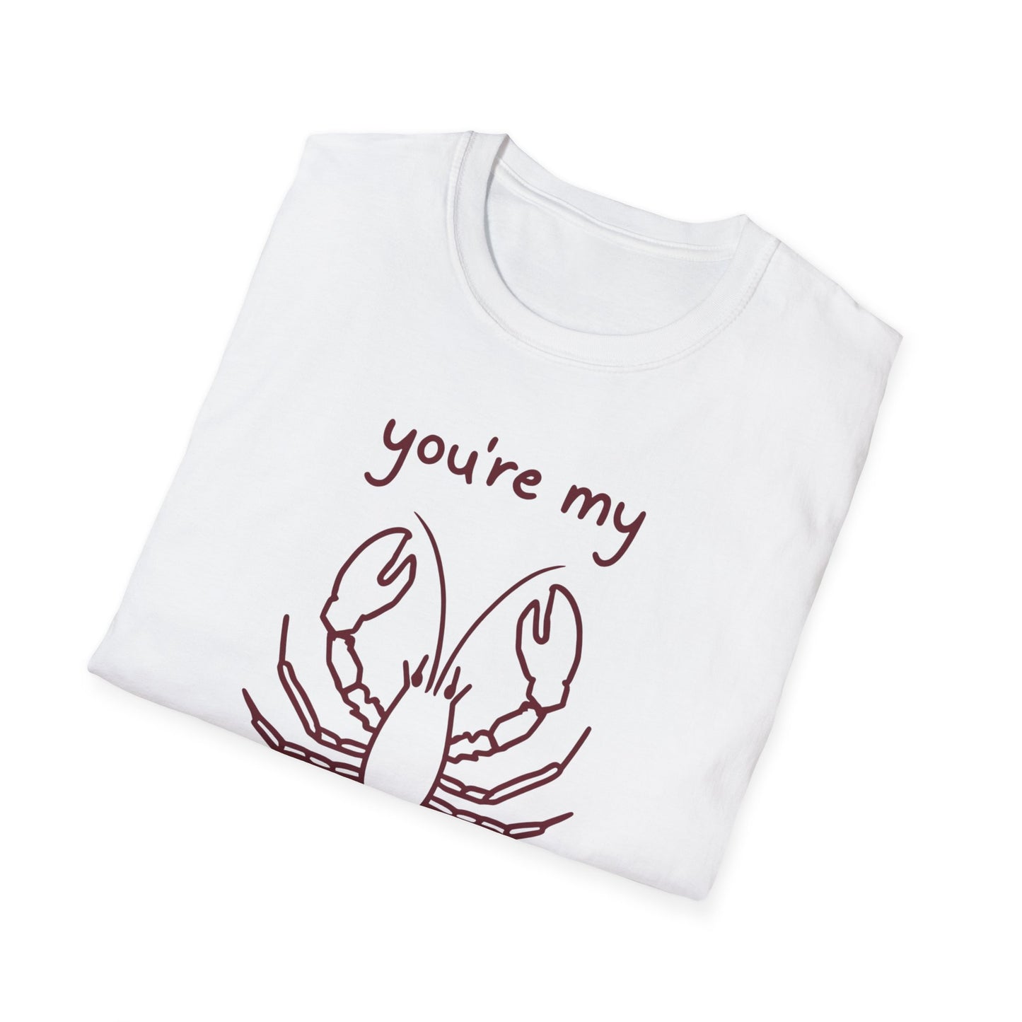 You're My Lov-ster Lobster T-Shirt - Minimalistic Lobster illustration Design