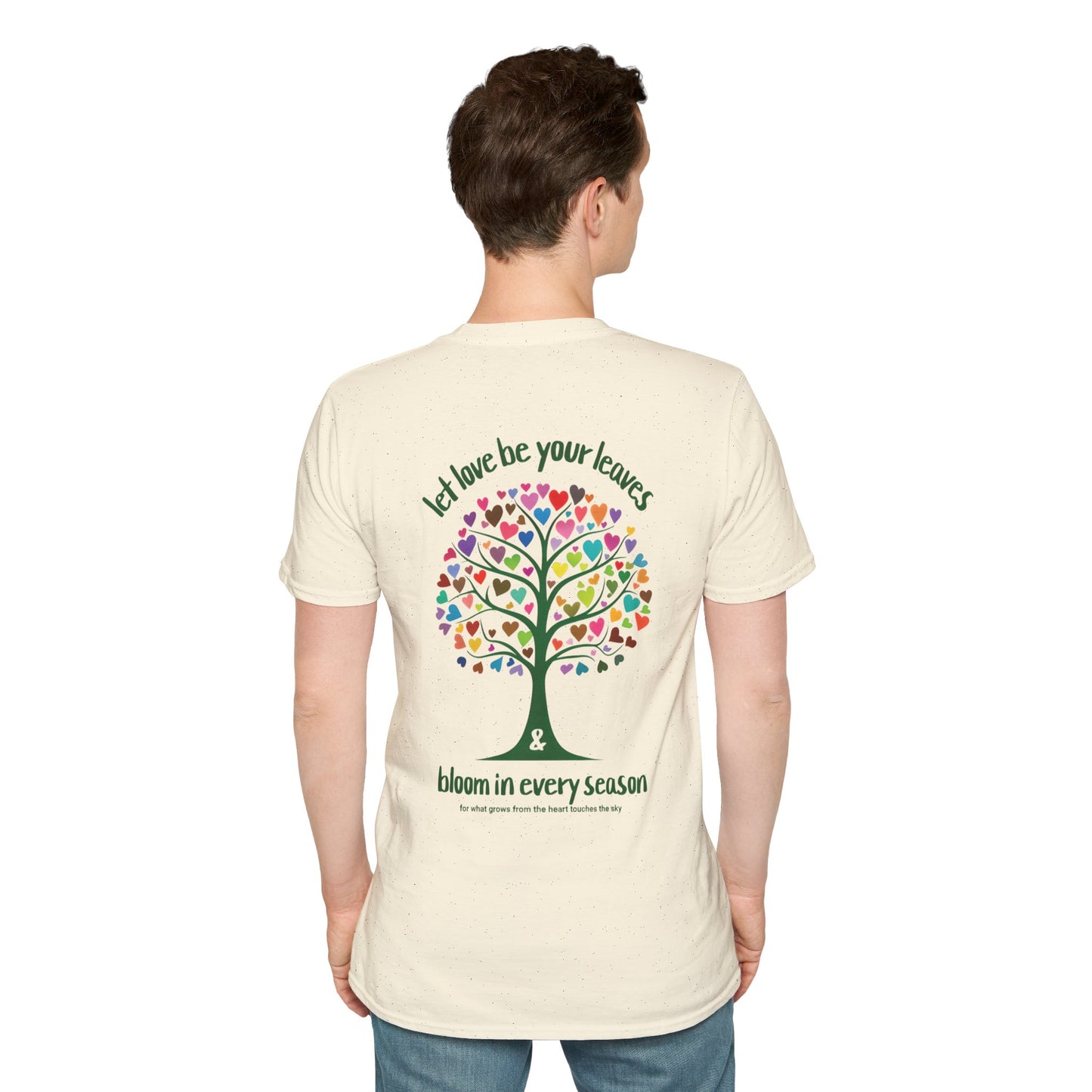 Let Love Be Your Leaves  - Tree with Colorful Heart leaves T-Shirt