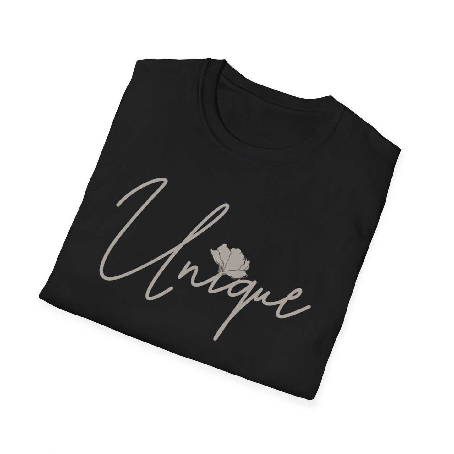 Minimalistic Cursive Unique T-Shirt Design