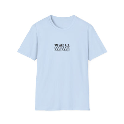 We Are All Palestinians - Front And Back Design Man's Face T-Shirt