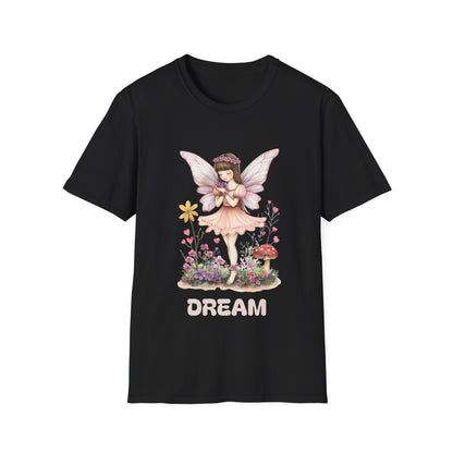 Dream Whimsical T-Shirt -  Fairy and Floral Design