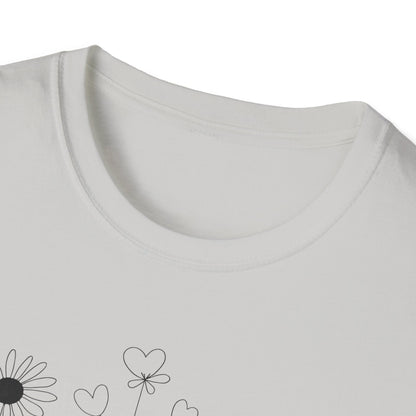 Delicate Botanical Chalk Sketches of Daisies and Dandelions