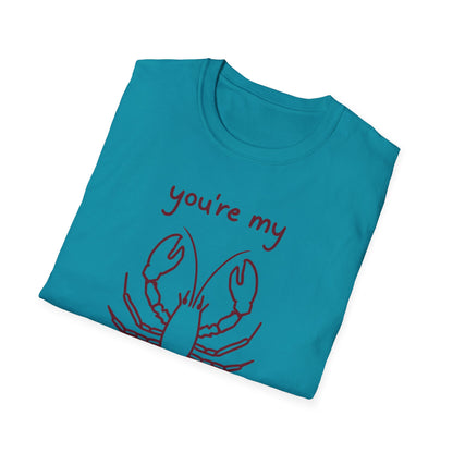 You're My Lov-ster Lobster T-Shirt - Minimalistic Lobster illustration Design