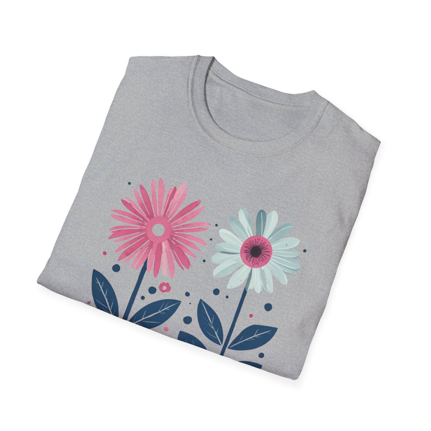 Bloom As You Go T-Shirt -  Boho Floral Design