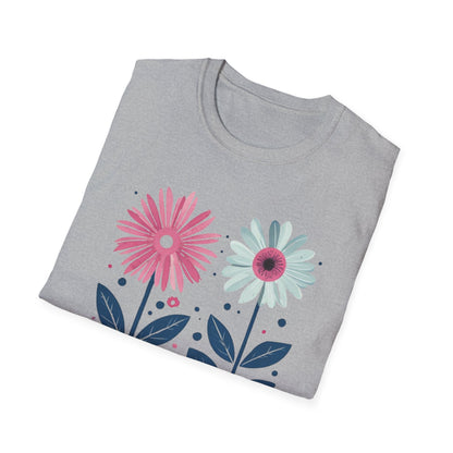 Bloom As You Go T-Shirt -  Boho Floral Design