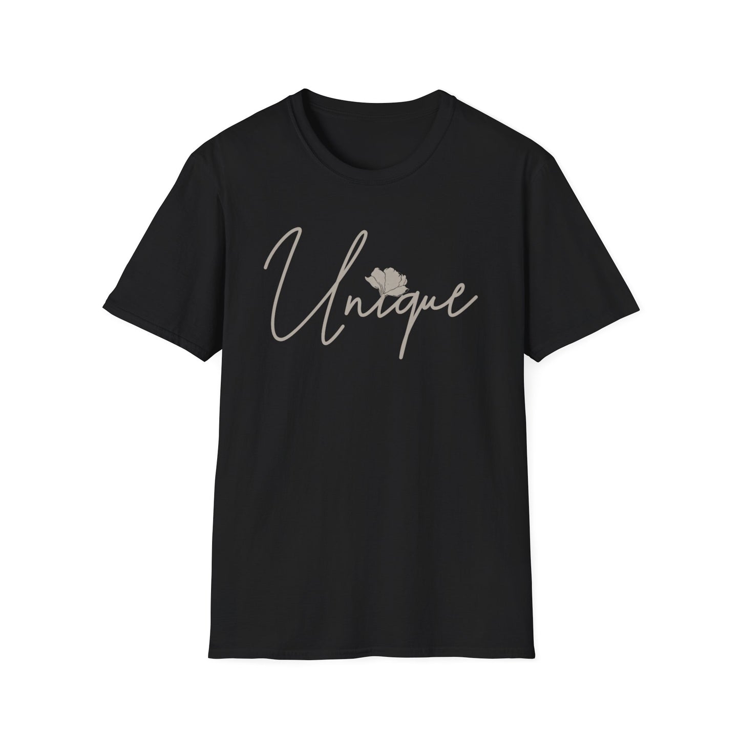 Minimalistic Cursive Unique T-Shirt Design