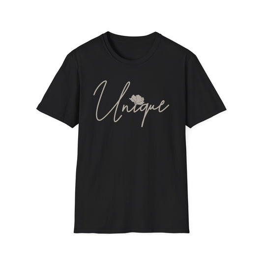Minimalistic Cursive Unique T-Shirt Design