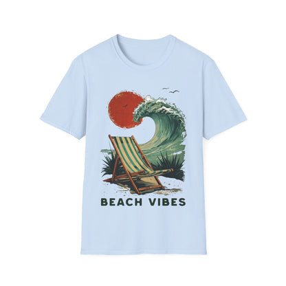 Beach Vibes - Vintage Beach Landscape T-Shirt