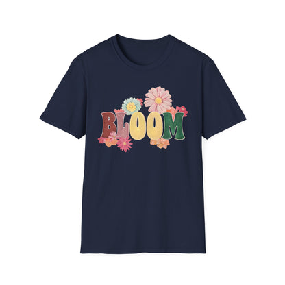 Vintage Bloom T-Shirt - Typography Painting Design