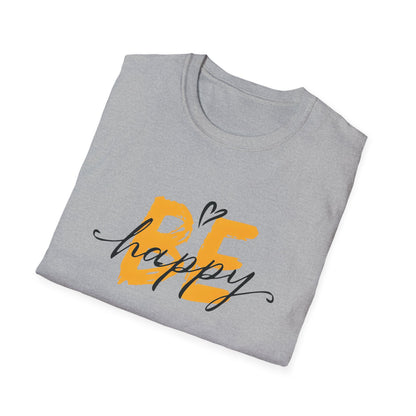 Be Happy T-Shirt – Typography Design