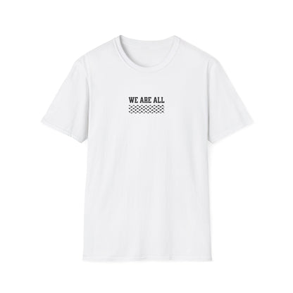 We Are All Palestinians - Front And Back Women's Face Design T-Shirt