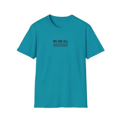 We Are All Palestinians - Front And Back Women's Face Design T-Shirt