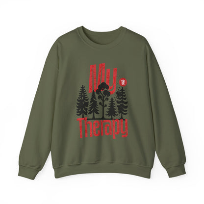 My Therapy - Black Tree Silhouette Sweatshirt