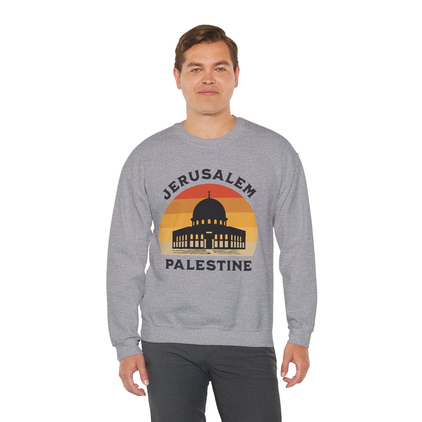 Jerusalem Palestine Dome of The Rock Sunset Sweatshirt