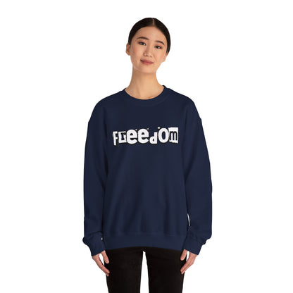 Free Palestine Free The World - Monochrome Graffiti Sweatshirt