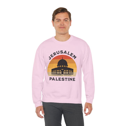 Jerusalem Palestine Dome of The Rock Sunset Sweatshirt