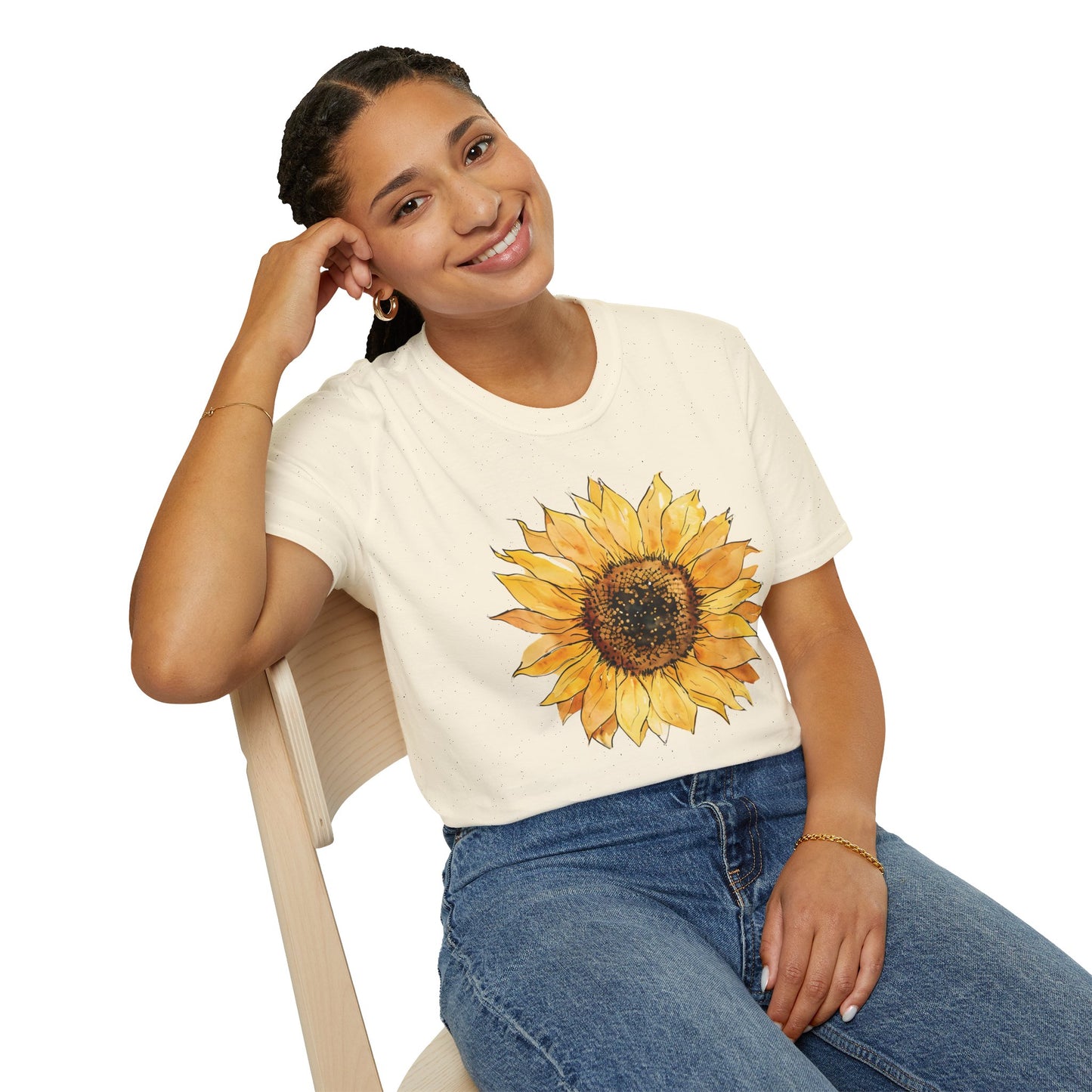 Watercolor Sunflower T-Shirt