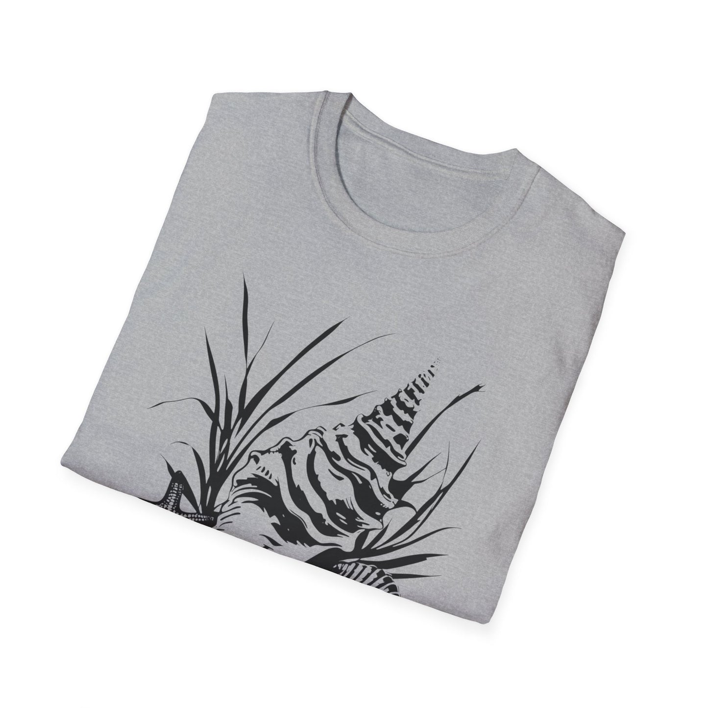 Azure - Minimalistic Sea Elements T-Shirt