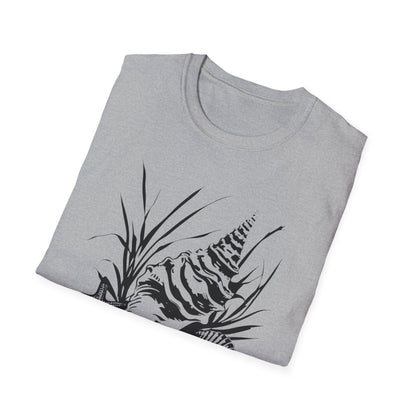 Azure - Minimalistic Sea Elements T-Shirt
