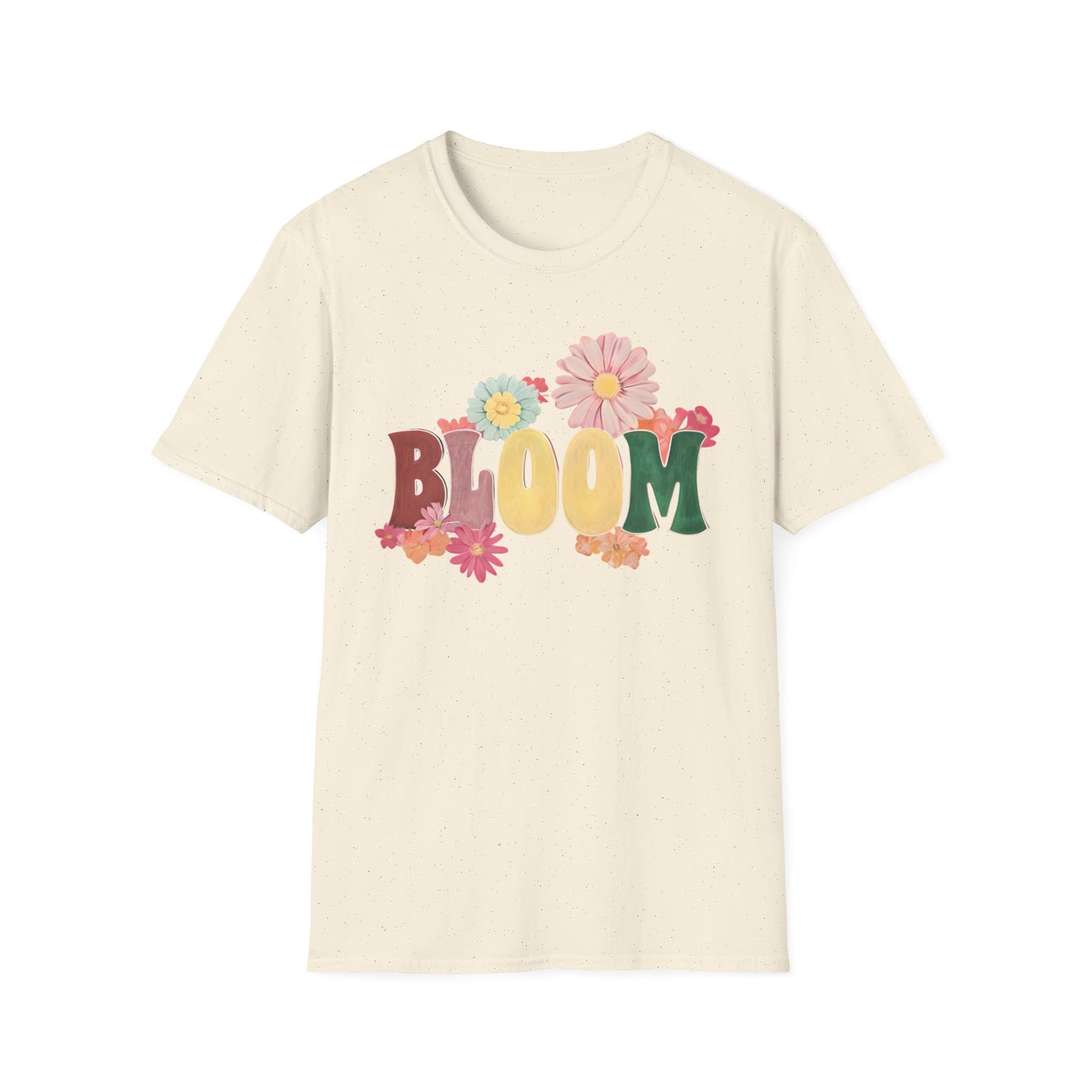 Vintage Bloom T-Shirt - Typography Painting Design