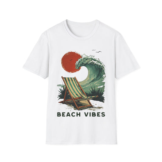 Beach Vibes - Vintage Beach Landscape T-Shirt