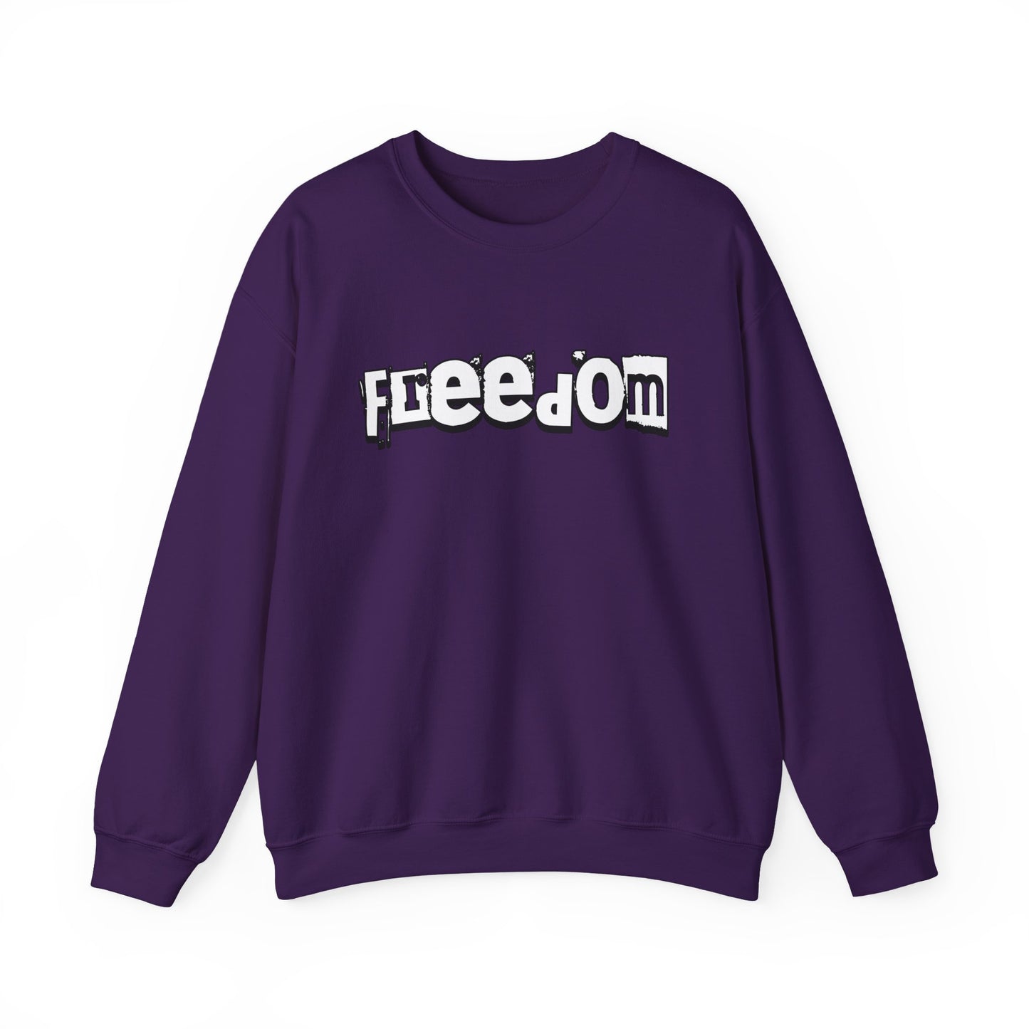 Free Palestine Free The World - Monochrome Graffiti Sweatshirt