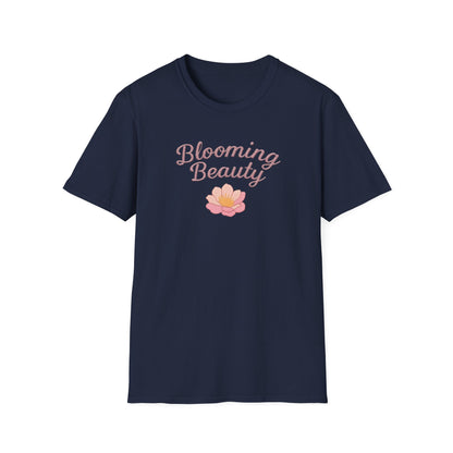 Blooming Beauty T-Shirt – Embroidery Like Style Typography And Floral Design