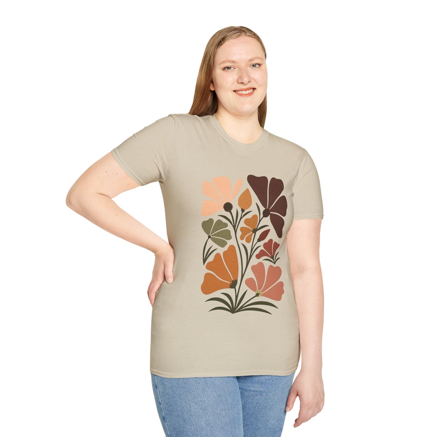 Vintage Boho Flowers T-Shirt